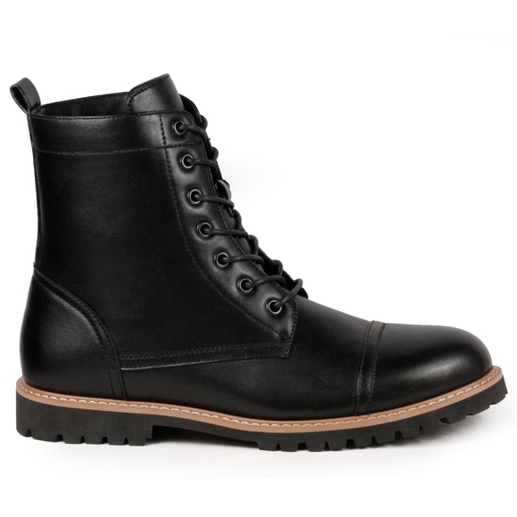 Metrocharm MC312 Black Men's Lace Up Oxford Boot - Picture 2 of 7